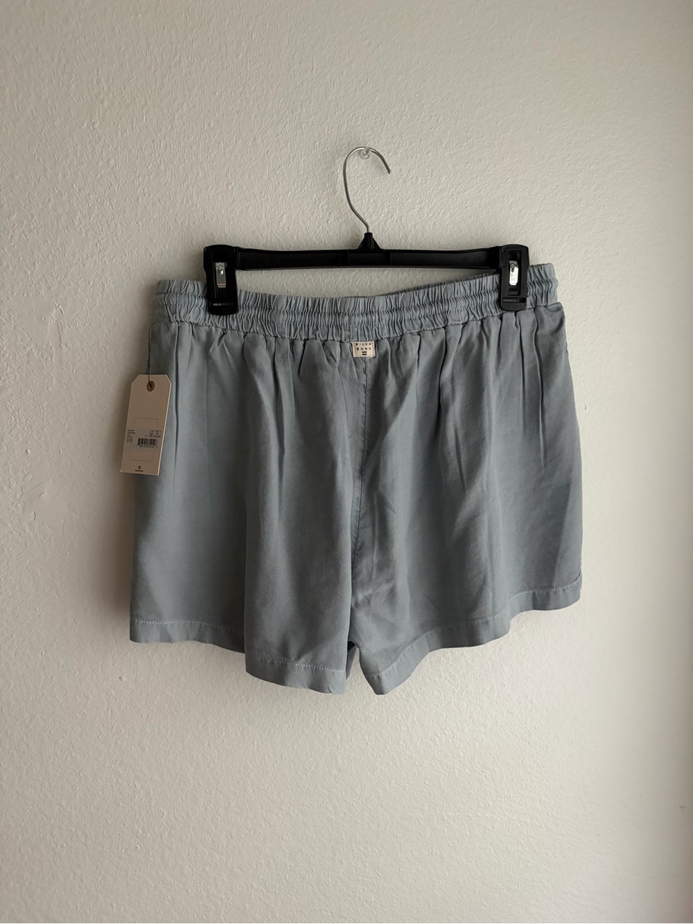 🆕 NWT billabong Casual Blue Drawstring Women's Shorts - Picture 3 of 5